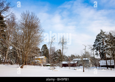 Kottlasjön, Kottla lake, Lidingö (Sweden) Stock Photo