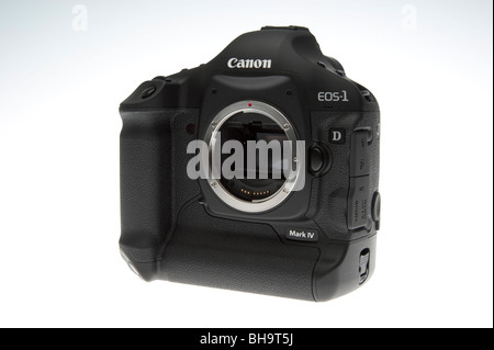 Canon EOS 1D MkIV professional digital SLR camera 2010 - body with lens removed Stock Photo