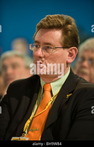 Peter Black AM Welsh Liberal Democrats Assembly Member for South Wales West pictured at party conference in Swansea Stock Photo