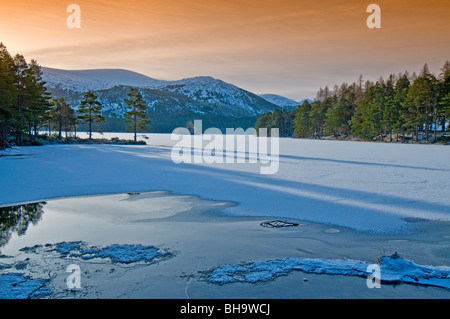 Loch an Eilean in the Cairngorms National Park Aviemore Inverness-shire.  SCO 6057 Stock Photo