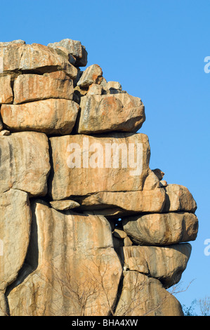 Rhodes Matopos National Park Zimbabwe Africa granite rocks World Heritage Site stunning unique must see travel tourism spiritual Stock Photo