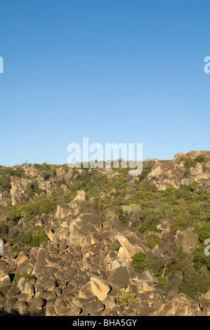 Rhodes Matopos National Park Zimbabwe rocks hill Stock Photo