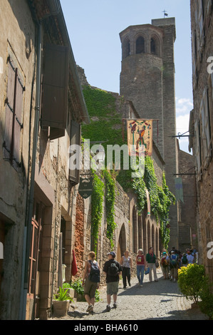 One of France's most beautiful villages,  Cordes-sur-Ciel, Tarn, France Stock Photo