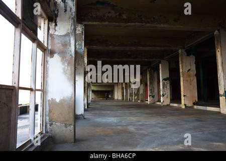 Hotel Africa Mozambique Ruin Street Xai-Xai Stock Photo