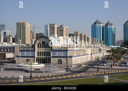 Central Souq (market) in Sharjah City, United Arab Emirates Stock Photo