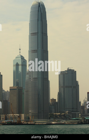 2 International Finance Centre, IFC, Hong Kong. Currently Hong Kong's tallest building Stock Photo