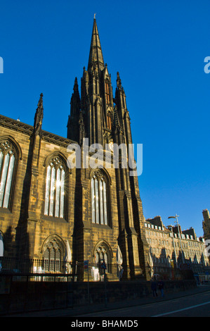 St John's Church along Royal Mile in old town Edinburgh Scotland UK Europe Stock Photo