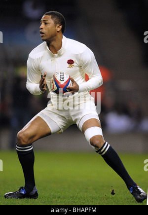 DELON ARMITAGE ENGLAND & LONDON IRISH RU TWICKENHAM LONDON ENGLAND 06 February 2010 Stock Photo