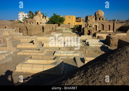 Africa Aswan Egypt Fatimid Cemetery Islam Tomb Stock Photo