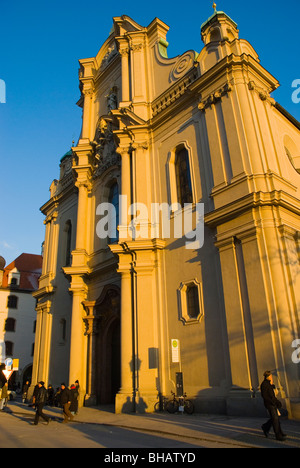 Heiilig Geist Kirche the Church of Holy Spirit central Munich Bavaria Germany Europe Stock Photo