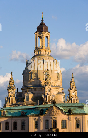 FRAUENKIRCHE, CHURCH OF OUR LADY, CUPOLA, DRESDEN, SAXONY, GERMANY
