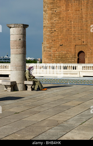 Le Tour Hassan, Rabat, Morocco. Stock Photo