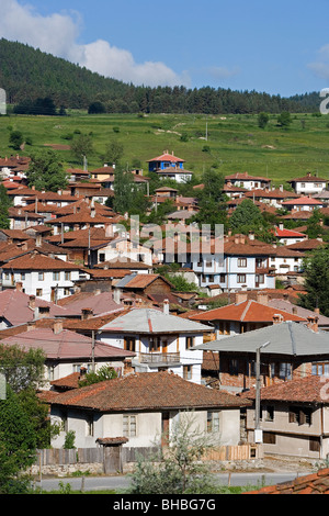 Bulgaria,Koprivchtitsa,Koprivstica,Typical houses Stock Photo