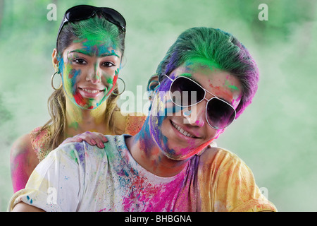 Portrait of a couple Stock Photo