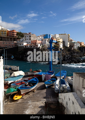 Puerto Santiago small fishng port in Tenerife Stock Photo