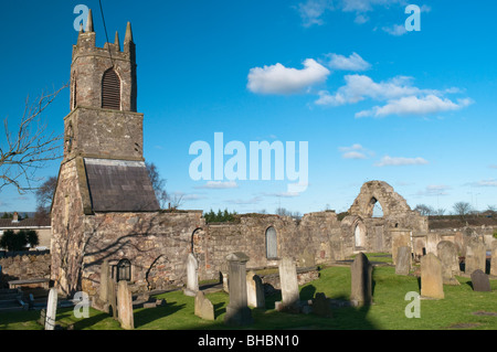 Holywood Priory, Holywood, County Down, Northern Ireland and graveyard Stock Photo