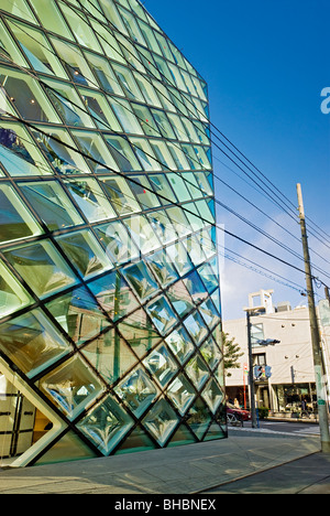 Modern Glass Architecture Prada Aoyama Herzog & de Meuron Omotesando Japan Stock Photo