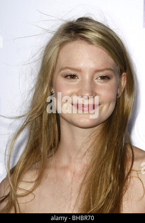 MIA WASIKOWSKA AFI FEST 2008 DEFIANCE PREMIERE HOLLYWOOD LOS ANGELES CA USA 09 November 2008 Stock Photo