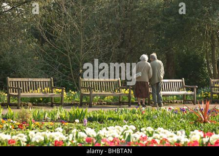Walk in the Park Stock Photo