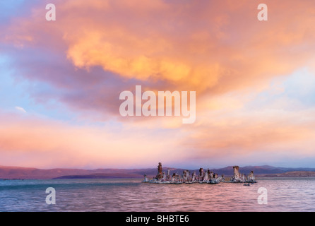 Sunrise over Mono Lake. California Stock Photo