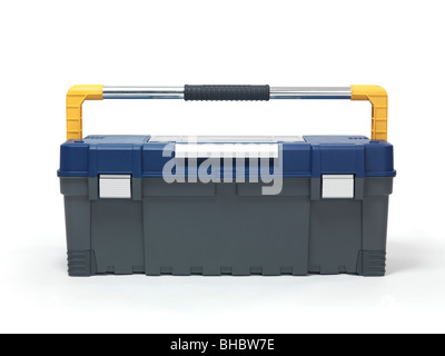 Toolbox isolated on white background Stock Photo