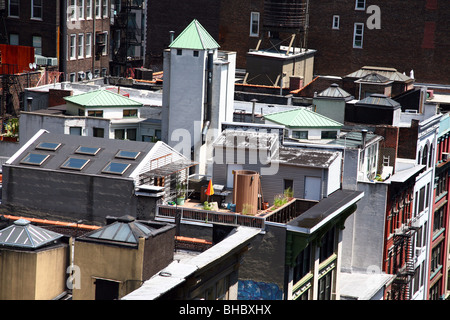 Manhattan rooftops, New York, NY, USA Stock Photo