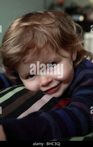 Portraiture of Faustine, a twenty months old baby girl Stock Photo