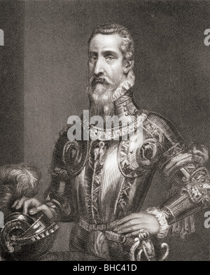 Fernando Álvarez de Toledo y Pimentel, 3rd Duke of Alba, 1507 to 1582. Spanish general and governor of the Spanish Netherlands. Stock Photo