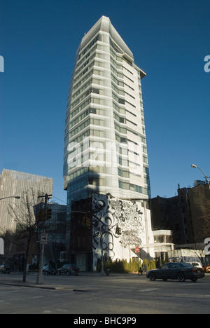 The trendy Cooper Square Hotel on the Bowery in New York is seen on Sunday, February 7, 2010. (© Richard B. Levine) Stock Photo