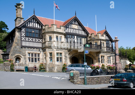 Town Hall at Lynton in North Devon Stock Photo