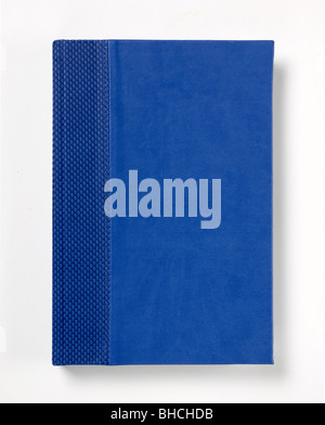 Blue hard cover book journal Stock Photo