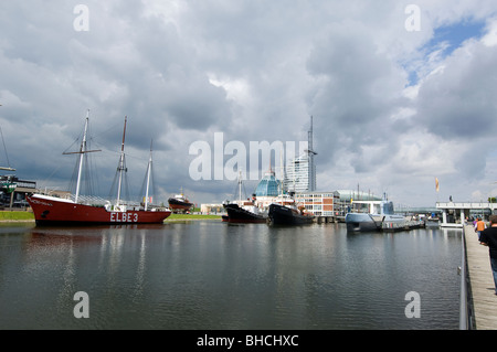 German U-Boat type XXI in the port of Muerwik, 1945 Stock Photo - Alamy