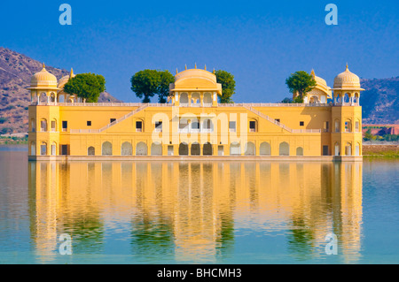 The Jai Mahal - Lake Palace, Jaipur, Rajasthan, India Stock Photo