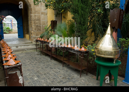 Sqala Cafe Maure, Casablanca, Morocco. Stock Photo