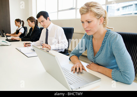 Business colleagues work together Stock Photo