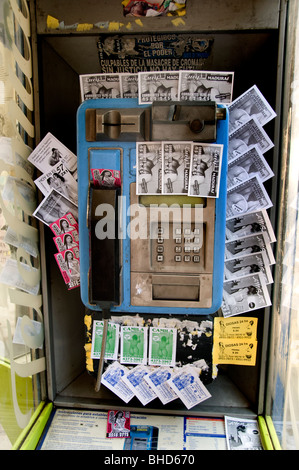 Buenos Aires Phone booth box kiosk telephone Argentina Town City Stock Photo