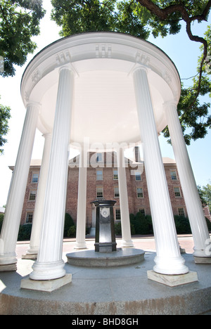 'The Old Well', the unofficial symbol of the University of North Carolina in Chapel Hill, North Carolina Stock Photo