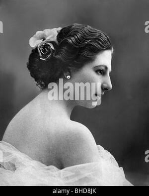 Mata Hari, 7.8.1876 - 15.10.1917, Dutch dancer and spy, portrait, circa 1905, Stock Photo