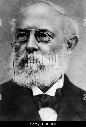 Duden, Konrad, 3.1.1829 - 1.8.1921, German philologist, half length ...