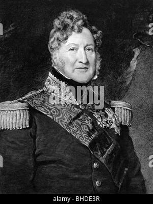 Louis Philippe, 6.10.1773 - 26. 8.1850, King of France 7.8.1830 - 24.2.1848, half length, after painting, 1841, , Stock Photo