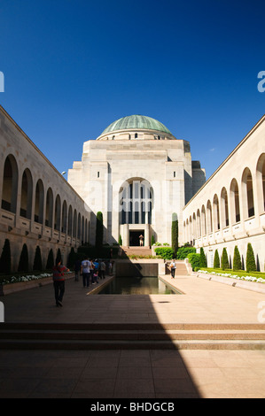 CANBERRA, Australia - Tomb of the Unkown Soldier at the Australian War Memorial in Canberra, ACT, Australia The Australian War Memorial, in Canberra, is a national monument commemorating the military sacrifices made by Australians in various conflicts throughout history. Stock Photo