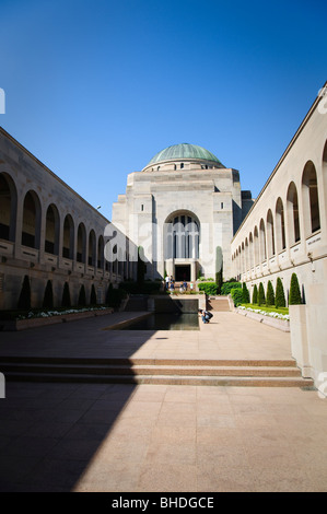 CANBERRA, Australia - Tomb of the Unkown Soldier at the Australian War Memorial in Canberra, ACT, Australia The Australian War Memorial, in Canberra, is a national monument commemorating the military sacrifices made by Australians in various conflicts throughout history. Stock Photo