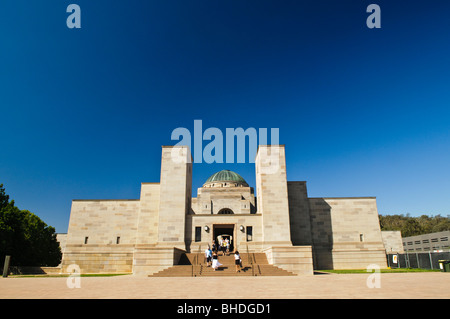 CANBERRA, Australia - Exterior of the Australian War Memorial in Canberra, ACT, Australia The Australian War Memorial, in Canberra, is a national monument commemorating the military sacrifices made by Australians in various conflicts throughout history. Stock Photo