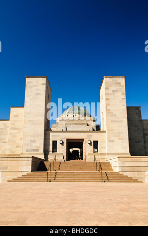 CANBERRA, Australia - Exterior of the Australian War Memorial in Canberra, ACT, Australia The Australian War Memorial, in Canberra, is a national monument commemorating the military sacrifices made by Australians in various conflicts throughout history. Stock Photo