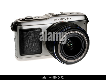 Olympus pen digital camera Stock Photo