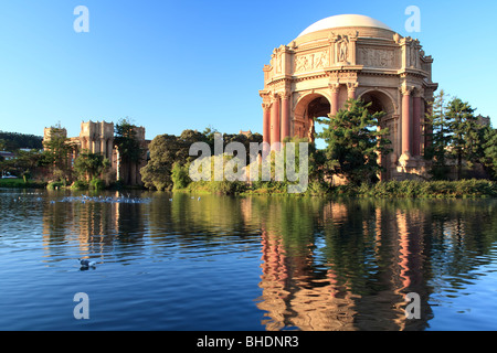 The Palace of Fine Arts , built 1915 for the Panama- Pacific Internation exhibition Stock Photo