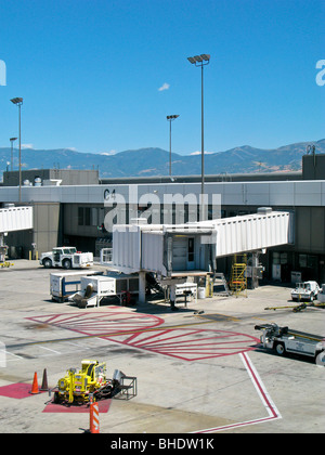 salt lake city airport, utah, usa Stock Photo