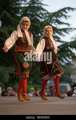 Macedonia,Folklore Costumes,Traditional clothing,International Festival of Folklore,Kazalnak,Bulgaria,Folklore Costume Stock Photo