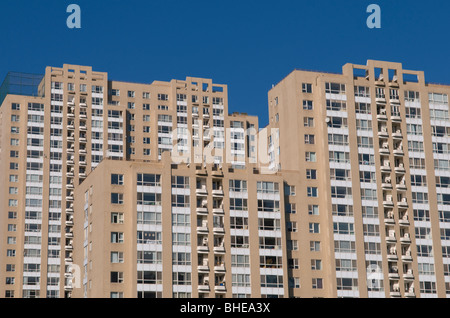 Image showcasing Beijing CHINA, New Architecture Apartment Buildings 