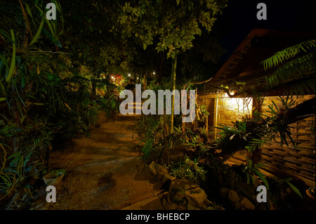 Ecovillage Nam Lik. Laos Stock Photo